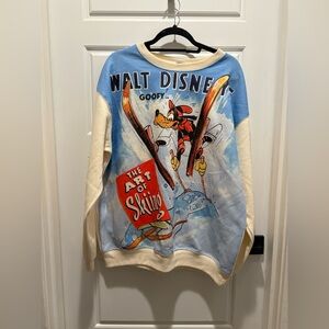 Goofy “The Art of Skiing”Crewneck Sweatshirt - adult Xl